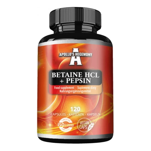 Apollo's Hegemony - Betaine HCl + Pepsin - 120 kapsułek Apollo's Hegemony - Betaine HCl + Pepsin - 120 kapsułek